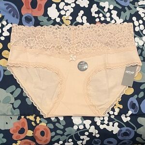 NWT Aerie Real Soft Stretch Cotton Boybrief Lace Trim
